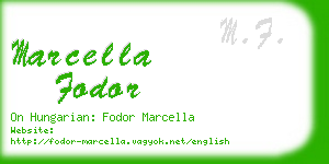 marcella fodor business card